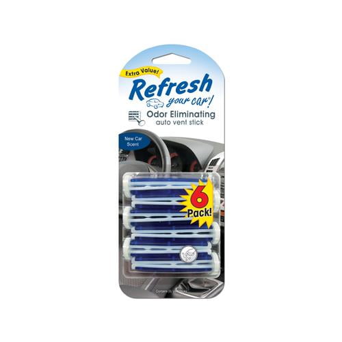 Car Air Freshener, Vent Stick, New Car Scent, 6 PK., American Covers