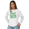 thumbnail image 2 of Plant Power Vegetarian Vegan Workout Long Sleeve TShirt Men Women Brisco Brands S, 2 of 7