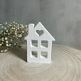 thumbnail image 6 of XIEULQP White Farmhouse Village Tabletop Decor - Wooden "Home Sweet Home" Sign for Welcome Centerpieces and New Home Couple Warming Gifts​​, 6 of 9