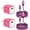 Pink, variant on Charger Block, FiveBox 2Pack USB Charger Block with USB A to Micro Charging Cords 6FT, Android Charger Block USB Wall Charger Adapter Plug High Speed Micro USB Cable Compatible Samsung Android,Purple