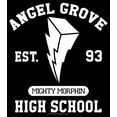 thumbnail image 2 of Men's Power Rangers Angel Grove High School Graphic Tee Black 2X Large, 2 of 5