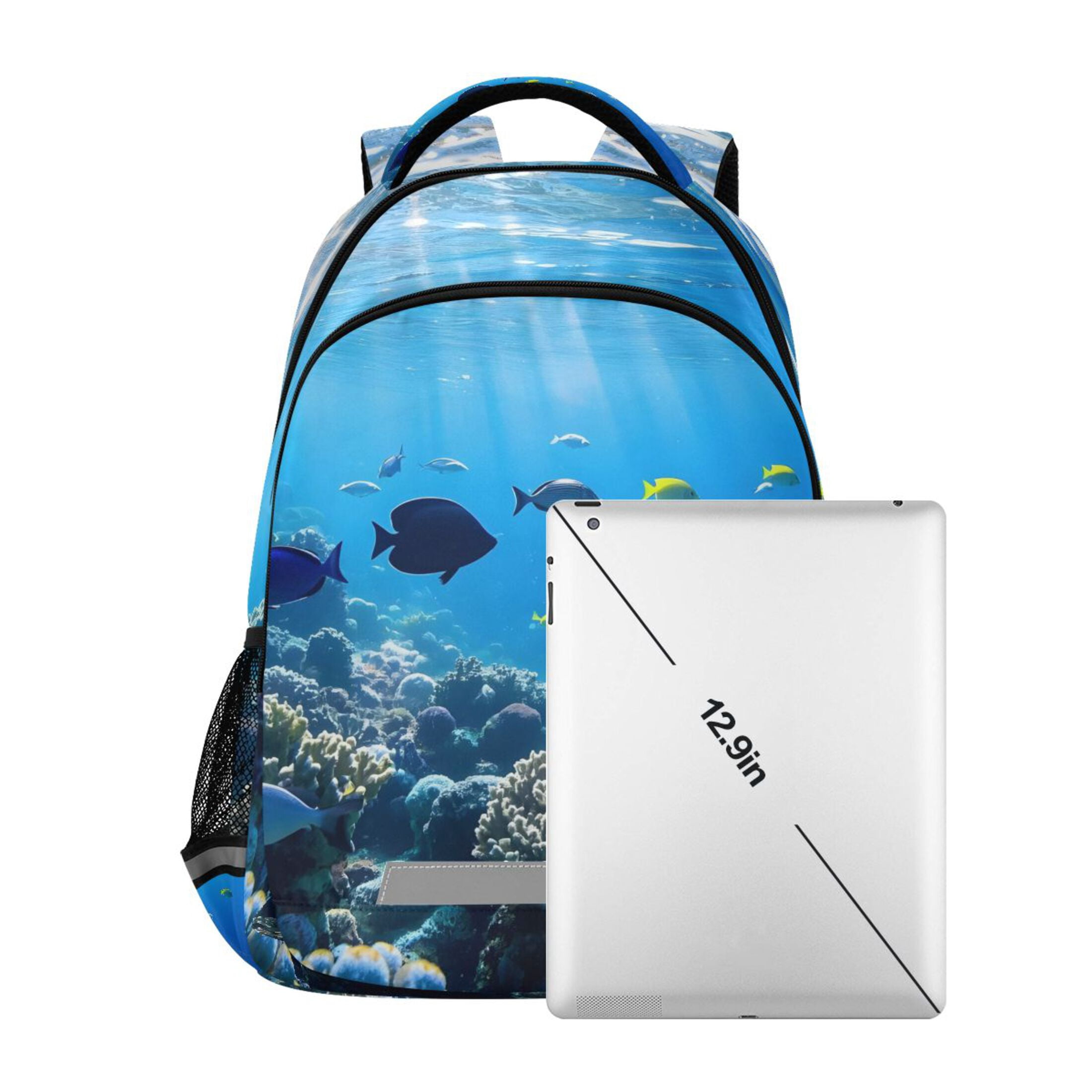 ALAZA Fish Ocean Kids Backpack Elementary School Bag Children
