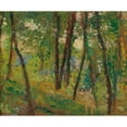 thumbnail image 3 of Henri Martin 17x15 Black Modern Framed Museum Art Print Titled - Undergrowth, 3 of 5