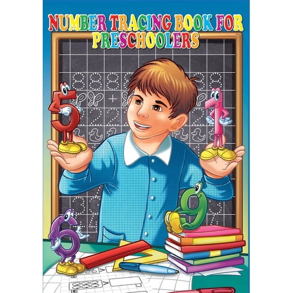 Number tracing book for preschoolers, (Paperback)