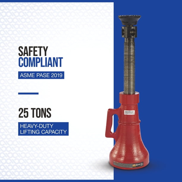 Strongway 25-Ton Screw Jack, Heavy-Duty Mechanical Jack