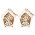 thumbnail image 2 of Bird House Bird Cage, Bird Nests, Soft Texture Beautiful Flower Patterns Hollow For Home Bird'S Nests, 2 of 8