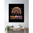 thumbnail image 2 of Nurse Practitioner Rainbow Poster Wall Art, Modern Wall Decor, 16x24 UNFRAMED, 2 of 3