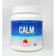 Natural Vitality Calm A Magnesium Citrate Supplement Raspberry-Lemon 20 Ounce