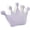 Purple, variant on Crown Shaped Throw Pillows, Fluffy Decorative Pillows Soft for Girls Boys in Toddler Kids Room Decoration (Pink)