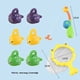thumbnail image 2 of Baby bath water toy - 8 pcs Bath Toys Fishing Games Swimming fish Bath Bathtub Toy for Toddlers Baby Kids Infant Fish Set Age 18months and up（Fishing rod 1/net bag 1/fish 6）, 2 of 5