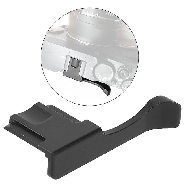Durable Aluminum Alloy Thumb Grip for FUJI X E2S E2/E1 X A3/2/1/X Pro2/1 X M1 Camera(Black)