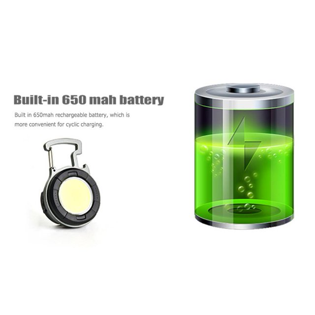 Mini linterna LED llavero USB portátil pesca emergencia sacacorchos luz Sywqhk Para Estrenar