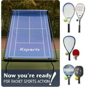 Ksports Tennis Rebounder Net Large Blue – Tennis Training System – Racket Sports