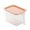 As show A, variant on Huayishang Storage Box Square Transparent Refrigerator Storage Box with Handle A, Kitchen Essentials Clearance Sale