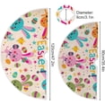 thumbnail image 3 of GZHJMY Easter Bunny Eggs Christmas Tree Skirt 36" Christmas Decorations Indoor Outdoor Tree Skir for Home Holiday Party Decorations Gift, 3 of 5