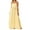 Yellow, variant on Women's Summer Dresses Casual Sleeveless Sundress Loose Smocked Maxi Dress, Yellow