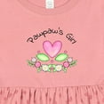 thumbnail image 4 of Inktastic Pawpaw's Girl Heart Flowers Girls Baby Dress, 4 of 5