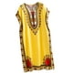 thumbnail image 1 of Vestido de verano Yinane Caftán Bohemio Amarillo para Mujer, 1 of 7