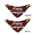 thumbnail image 3 of Honeii Happy Thanksgiving Print Pet Scarf Dog Bandanas for Dogs Triangle Dog Scarfs,Bandana Pet Cute Scarf Bibs for Small Medium Dogs and Cat-Large, 3 of 5