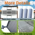 thumbnail image 2 of 8FT/10FT/14FT/16FT Trampolines with Safety Enclosure Net for Kids Adults , Outdoor Recreational Trampoline with Heavy-Duty Jumping Mat & Spring Cover Padding, Backyard Round Trampoline, Gay, 2 of 6