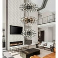 thumbnail image 6 of Elegant Lighting Vera 50" Modern Metal/Crystal Chandelier in Black/Clear, 6 of 11