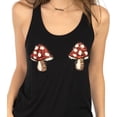 thumbnail image 2 of Shop Delfina Sequin Red Magical Mushroom Shroom Women's Summer Casual Tank Top L, 2 of 5