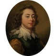 thumbnail image 2 of Francis Cotes 20x24 Black Ornate Framed Double Matted Museum Art Print Titled: Portrait of a Young Man, Bust-Length, 2 of 5
