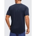 thumbnail image 2 of Camiseta CRZ YOGA ligera de manga corta para hombre azul marino XL, 2 of 5