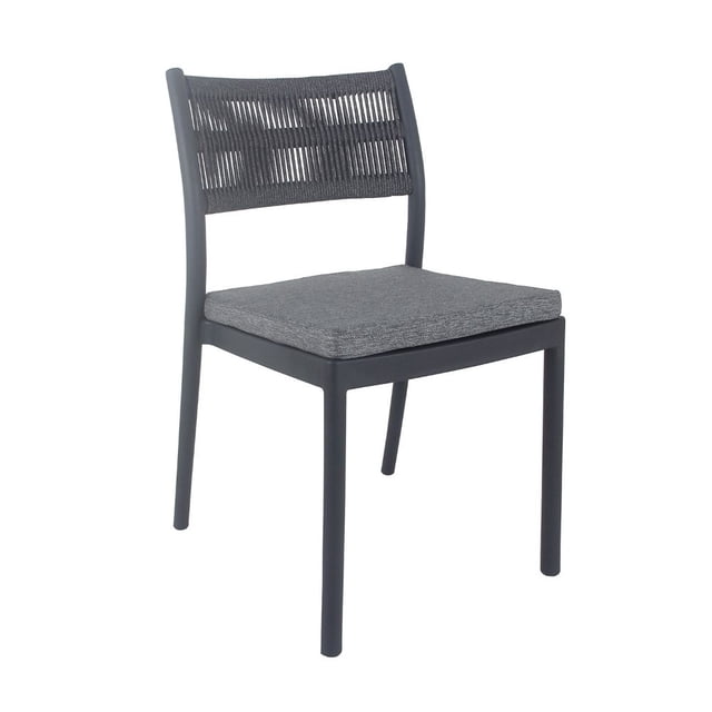 SILLA DE EXTERIOR ÁXEN PP GRIS