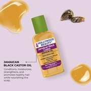 Hollywood Beauty Jamaican Black Castor Oil for Hair, Scalp, and Skin, 2 fl oz, Moisturizing, All Hair Types