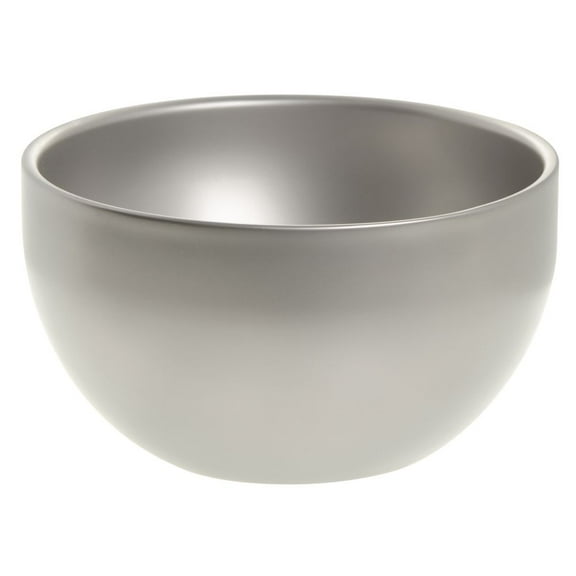 HUBERT® Serving Bowl with Bead Blast Finished Stainless Steel - 7" Dia x 4 1/4 H