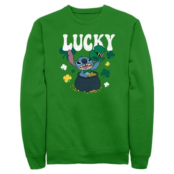 Men's Lilo & Stitch Lucky Pot of Gold Sweatshirt