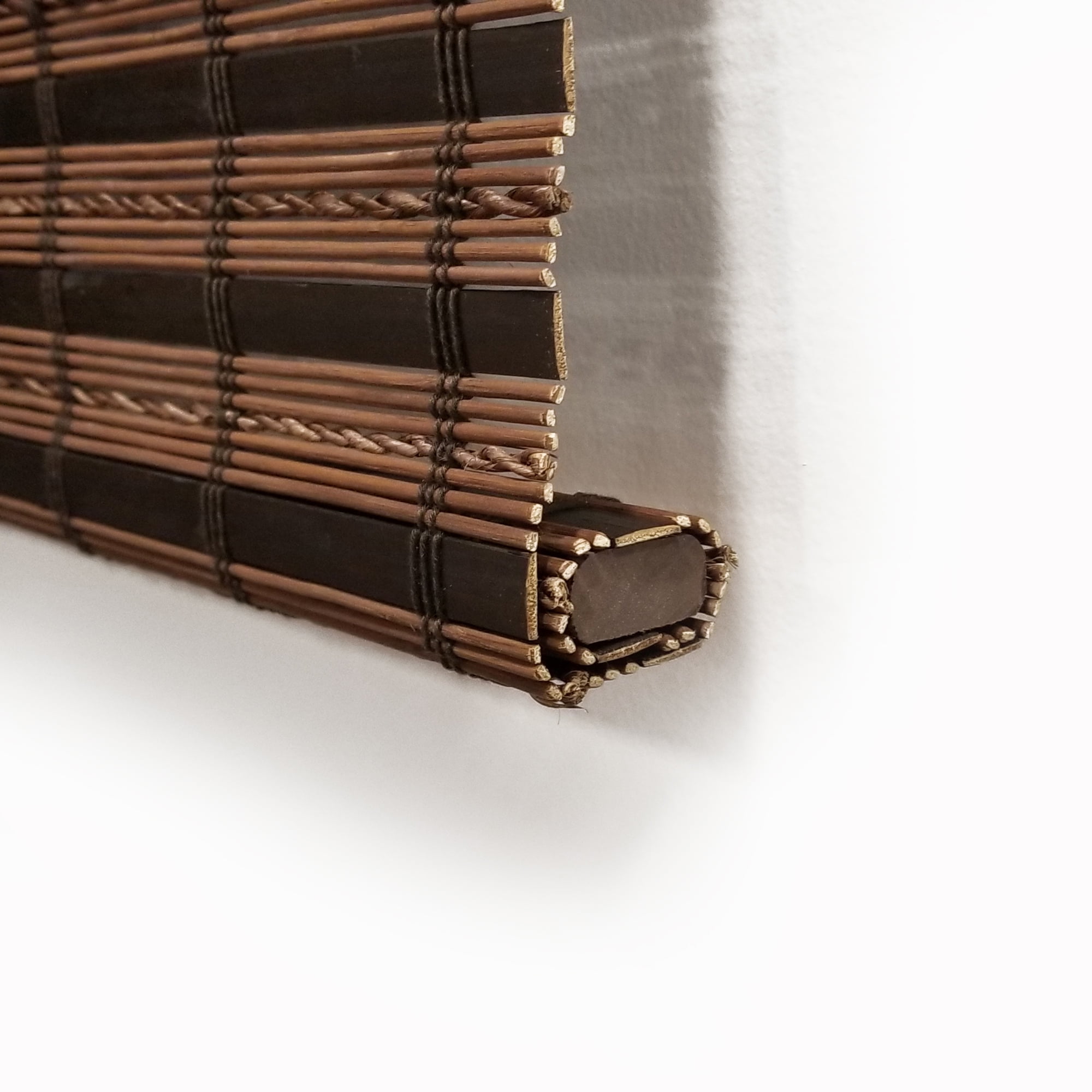 Radiance Cordless Cocoa Havana Flatweave Bamboo Roman Shade for Indoor
