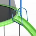 thumbnail image 6 of Baluue 14FT Trampoline with Slide and Swings, Double color cover, Trampoline with Basketball Hoop and Ladder,Outdoor Backyard Trampoline with Net, Capacity for Kids and Adults, 6 of 7