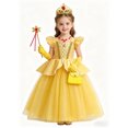 thumbnail image 5 of Hulaha Girls Sequins Princess Dress Kids Party Ballgown Dress up Costume Sets, 5 of 5