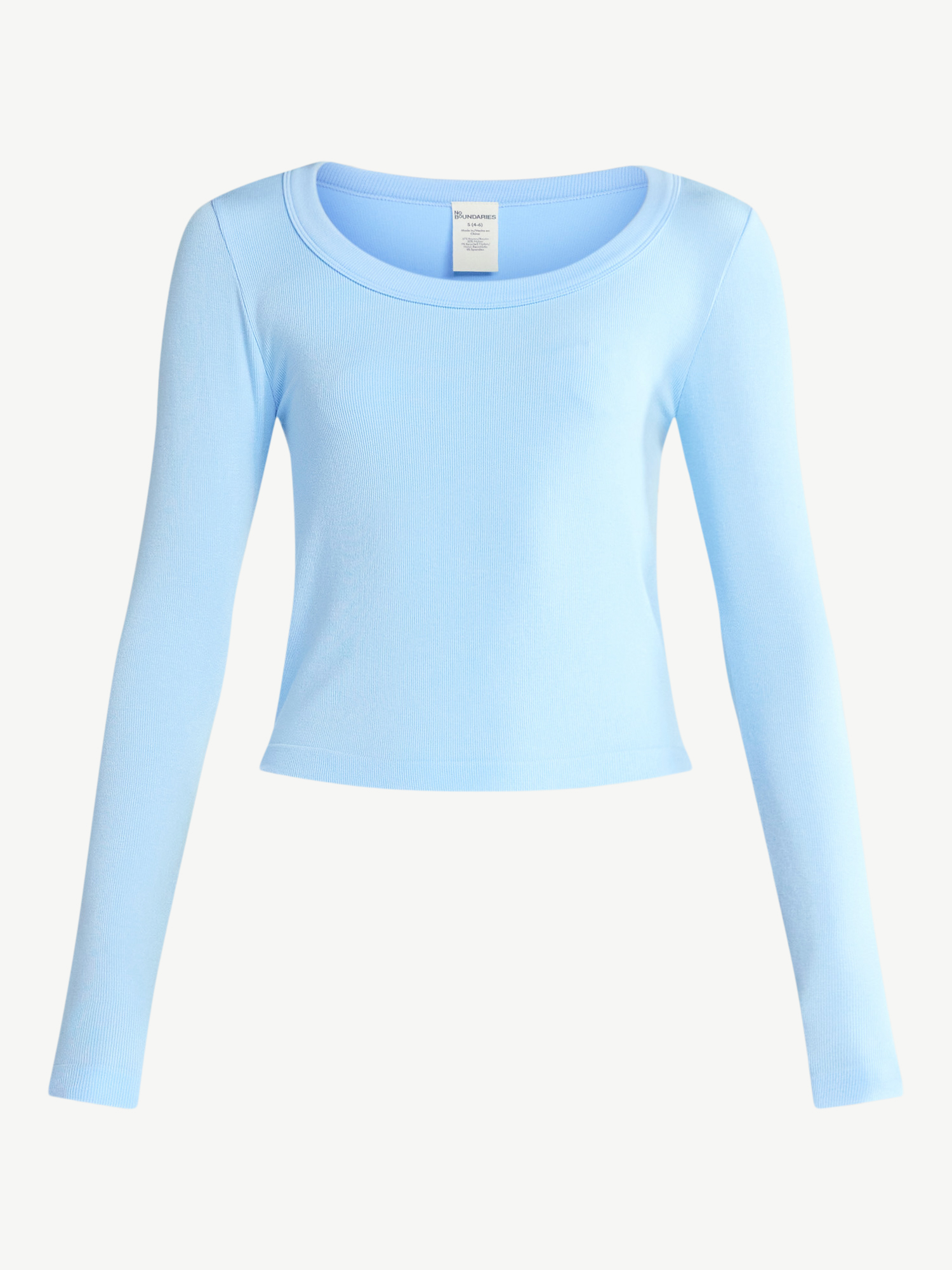 No Boundaries Scoop Neck Seamless Tee, Women's