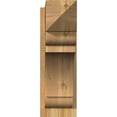 thumbnail image 2 of Ekena Millwork 8"W x 24"D x 24"H Olympic Rough Sawn Arts and Crafts Outlooker, Western Red Cedar, 2 of 4