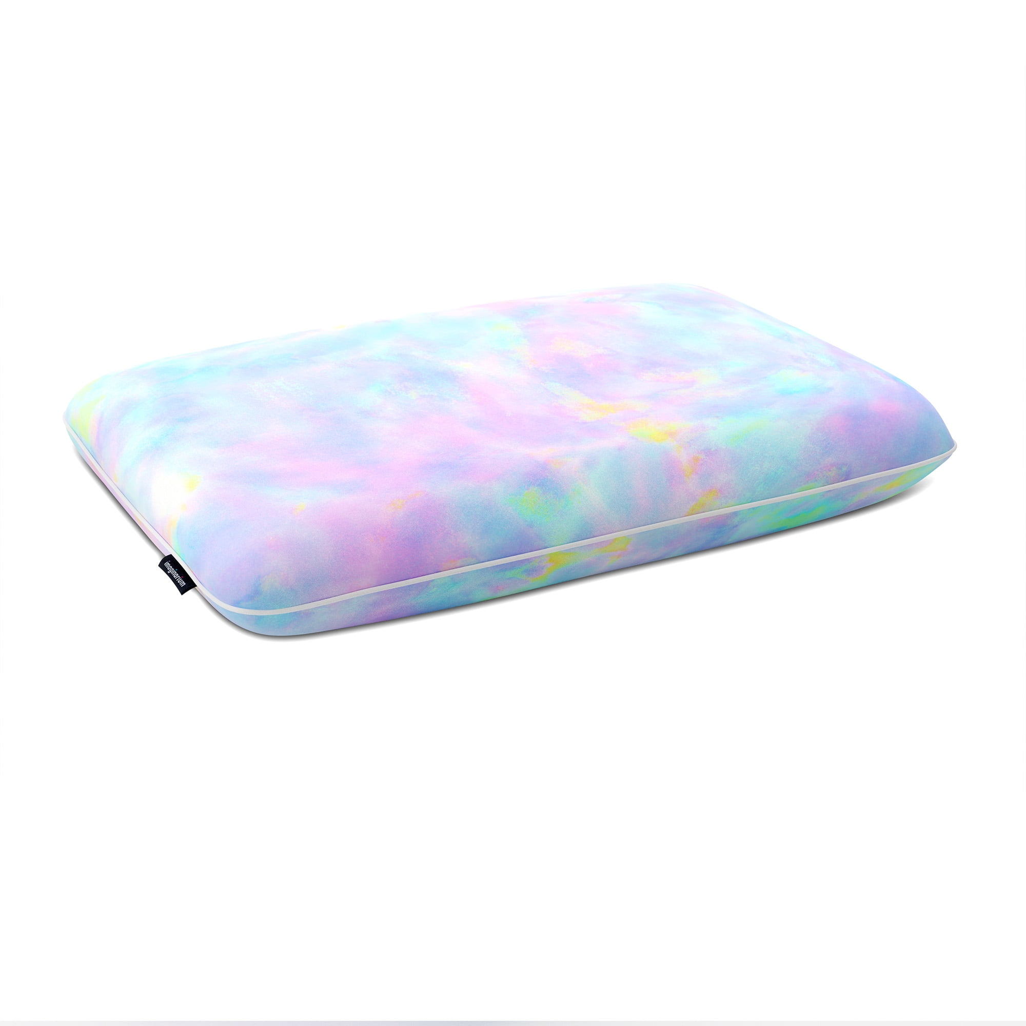 Memory Foam Fun Pillow with Cool-to-the-Touch Cover, Standard/Queen, Cotton Candy, 1 Pack