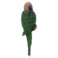 thumbnail image 1 of 20 tipos de adornos de escritorio de loro de resina natural, modelo de pájaro, adornos de juguete 31cm Mirada Derecha Verde, 1 of 9