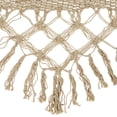 thumbnail image 7 of Northlight Macrame Hammock with Patterned Tassels - 78" x 31" - Brown, 7 of 7