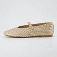 thumbnail image 3 of Cushionaire Women's Bistro Woven Mary Jane Flat +Memory Foam, Wide Widths Available, 3 of 7