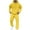 A02-Yellow, variant on Jinhomg Men's Tracksuit 2 Piece Drawstring Hoodie Sweatshirts and Casual Cargo Sweatpants Fall Athletic Sweatsuits Sets
