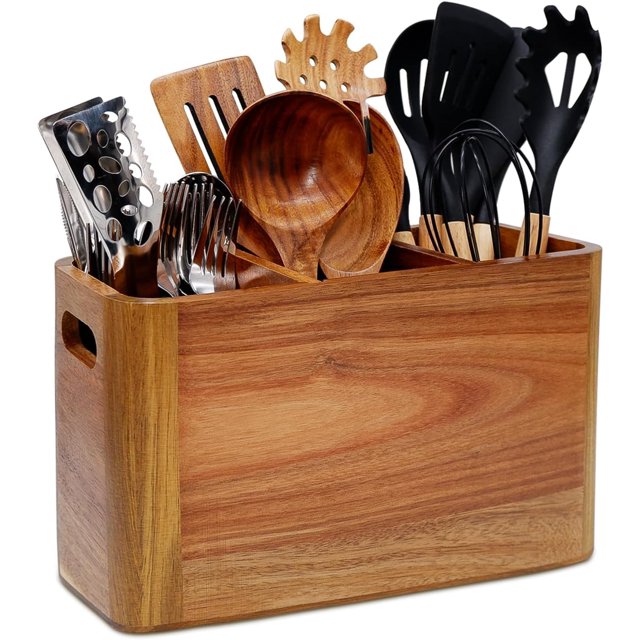Organizador de utensilios de cocina Liberal Brightdeer Wood