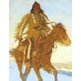thumbnail image 2 of Remington, Frederic 12x14 White Modern Wood Framed Museum Art Print Titled - Detail The Snow Trail, 2 of 4