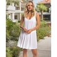 thumbnail image 5 of Roxy Women'S Casual Dress – Sundress & Swimsuit Cover-Ups, Beach, Poolside, Resort Wear- Mini Dress, Ivory, Small, 5 of 5