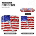 thumbnail image 4 of Decal Skin for PS4 Slim / PS4 Pro / PS4, Whole Body Vinyl Sticker Cover for Playstation 4 Console and Controller (American Flag), 4 of 5