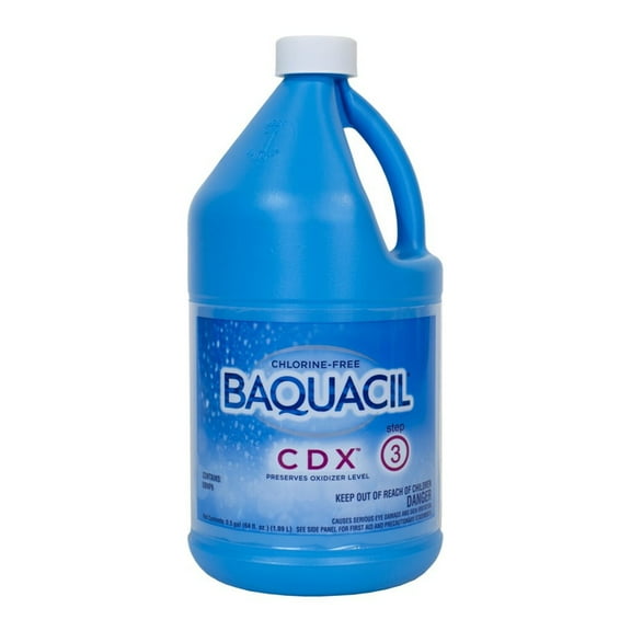 Baquacil CDX Step 3 Chlorine Alternative Pool Chemicals, 64 fl oz