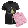 thumbnail image 5 of CafePress - Black Fawn Pug Women's Dark Pajamas - Women's Short Sleeve Print T-Shirt and Pants Dark Cotton Pajama Set, 5 of 7