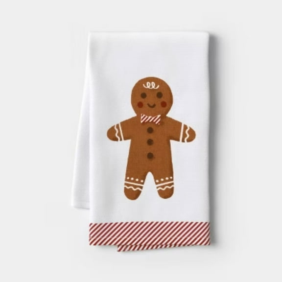 Christmas Gingerbread Cotton Kitchen Towel