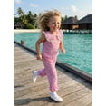 thumbnail image 3 of BemeyourBBs 2Pcs Toddler Baby Girls Summer Outfits Cute Infant Girls Summer Sleeveless Doll Collar Plaid Print Vest Tank Tops and Elastic Waist Pants Set, 3 of 9